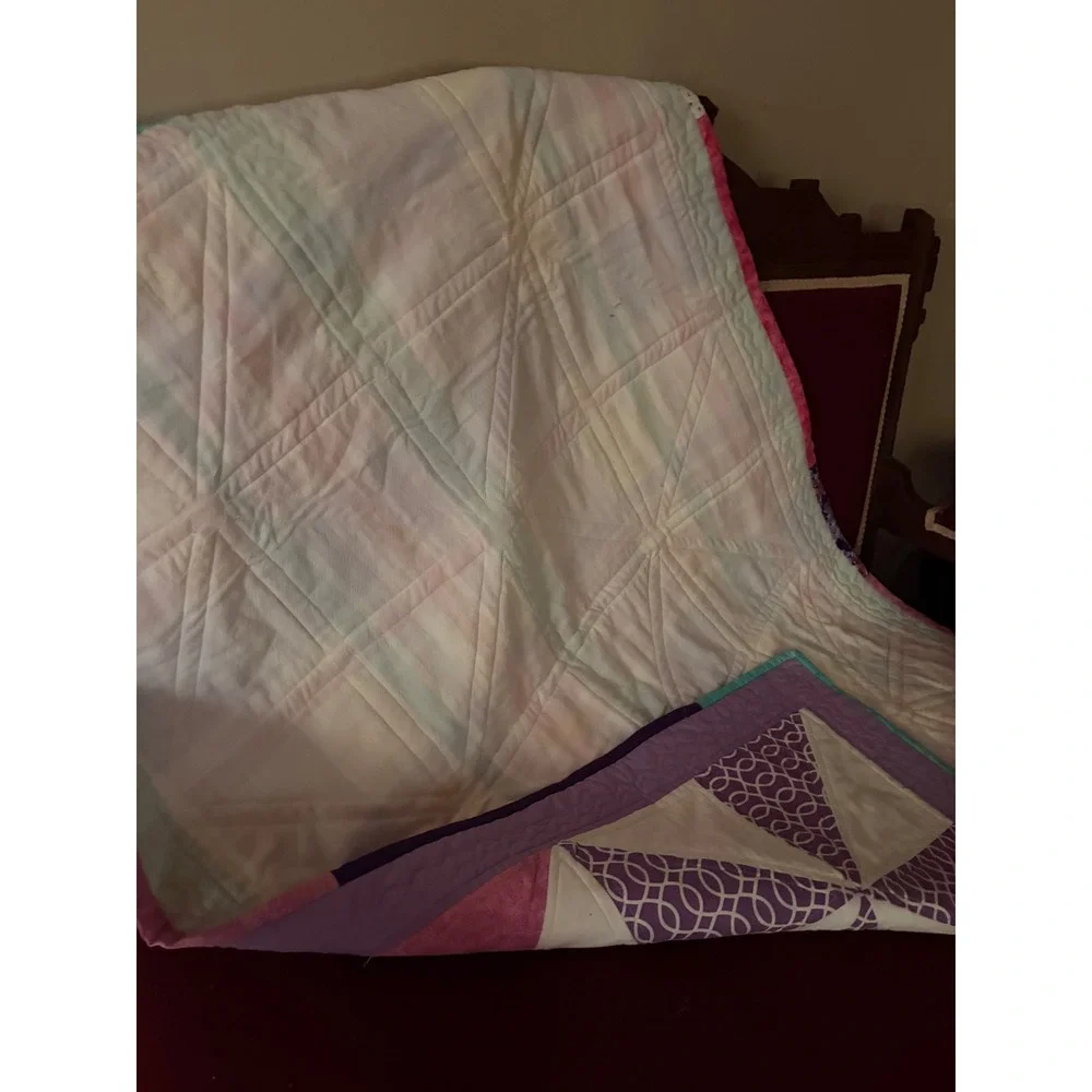 Handmade patchwork quilt